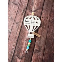 Heißluftballon/Geburt Taufe Kinderzimmer Geschenk Kinderzimmerdeko Sonnenfänger von ZauberhafteIdeenShop