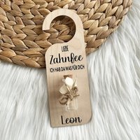 Türschild Für Die Zahnfee/Türanhänger von ZauberhafteIdeenShop