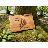 Schneidebrett Mit Messer Kletterer, Männer, Geschenke Für Brett Messer, Klettern Geschenk, Männergeschenke Schneidebrett Mit Messer Kletterer, Männer, Geschenke Für Brett Messer, Klettern Geschenk, Männergeschenke von Zauberstark