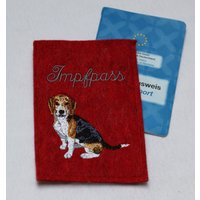 Beagle Hülle Heimtierausweis Filzhülle Impfpass Für Hundeausweis Impfpasshülle Filz Bestickt Geschenk Hundebesitzer Beagle Hülle Heimtierausweis Filzhülle Impfpass Für Hundeausweis Impfpasshülle Filz Bestickt Geschenk Hundebesitzer von Zauberstiche