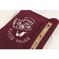 Leistungsmappe Aussie Power Australian Shepherd Bestickt Für Hundesport Leistungskarte Agility von Zauberstiche