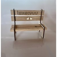 Klötzchen Gartenbank Bank Lieblingsplatz Klötzchen Gartenbank Bank Lieblingsplatz von Zauberstucke