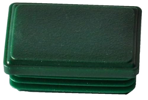 Pfostenkappen - Grün - 60x40 mm für Doppelstabpfosten aus PVC (50) von Zaun-Nagel