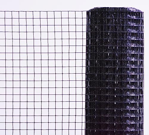 Volierendraht Maschendraht Hasendraht Drahtgitter Gitterzaun punktgeschweißt grau anthrazit Maschenweite, Länge und Höhe wählbar DD (19x19 x 750 mm Länge 15 m) von Zaun-Nagel