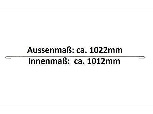 Zaundirekt 10x Distanzhalter L=1022mm Spannhaken Abstandshalter Haken Gabione Steinkorb von Zaundirekt
