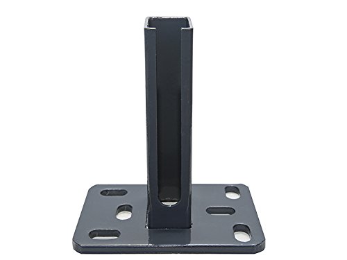 Fußplatte Bodenplatte Aufschraubhülse für Zaun-pfosten 60 x 40mm in Anthrazit Fußplatte Bodenplatte Aufschraubhülse für Zaun-pfosten 60 x 40mm in Anthrazit von Zaundirekt