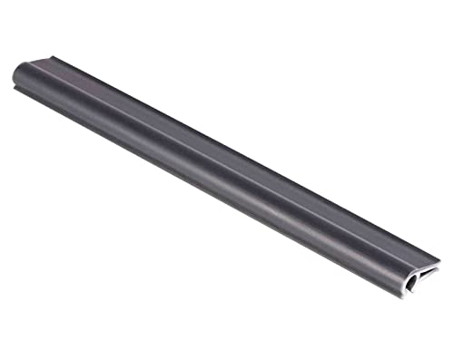 Zaundirekt Befestigungsclips Sichtschutz Klemmschienen für Zaun Sichtschutzstreifen. 25 Stück Kunststoff Clips in RAL 7016 Anthrazit für PVC Streifen, Doppelstabmatten, Stabmattenzaun, Gartenzaun von Zaundirekt