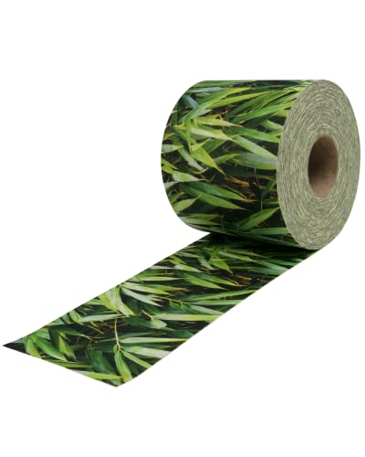 Zaundruck Sichtschutzstreifen Polyester - nachhaltiger Sichtschutz für Doppelstabmattenzaun - Motiv Windschutz 26 m x 19 cm - Sichtschutz-Rolle - Bambus Zaundruck Sichtschutzstreifen Polyester - nachhaltiger Sichtschutz für Doppelstabmattenzaun - Motiv Windschutz 26 m x 19 cm - Sichtschutz-Rolle - Bambus von Zaundruck