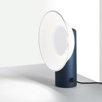 Zava Reverb LED Tischleuchte weiß / ozeanblau von Zava