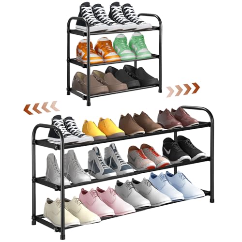 Zaxiva Expandable Schuhregal 3 Ebenen von Zaxiva