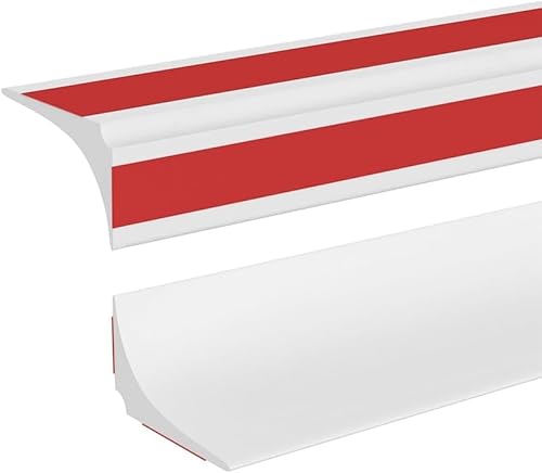 1M Selbstklebend Schwallschutzleiste Dusche(15mm×12mm),Silikon Wasserstopper Badewannen-Randleiste,Duschschwelle Wasserdamm für Küchen,Bäder,Waschbecken,Arbeitsplatte,Weiß(Beidseitig klebend) von Zayejod