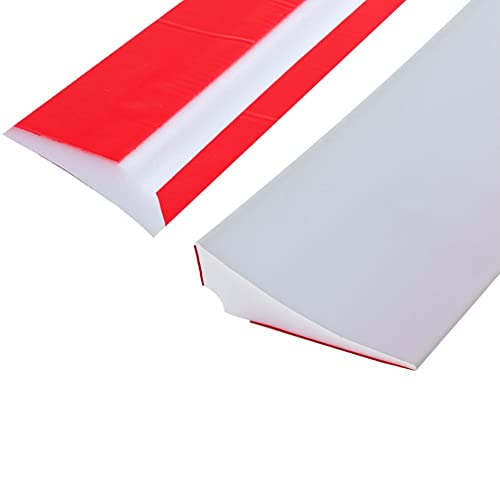 4M Selbstklebend Schwallschutzleiste Dusche Silikon Wasserstopper Badewannen-Randleiste,Duschschwelle Wasserdamm für Küchen,Bäder,Waschbecken,Arbeitsplatte,Weiß(4.5cm Breite,Beidseitig klebend) von Zayejod