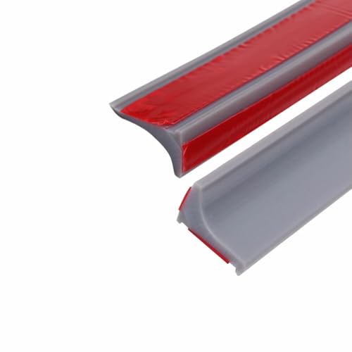 Zayejod 1 m graues Silikondichtungsband, Duschschwelle, Wasserbarriere für Nassraumböden, Badezimmerfliesen, Abdichtungsband für von Zayejod