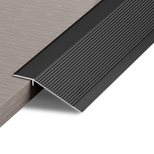 Zayejod Aluminium-Boden-Übergangsstange, Türstange, Metall-Bodenleiste für Türen, Schwellen, Fliesen, Laminat, Planken, Brücke die Höhe zwischen 10–35mm,Schwarz 0.9mx10cm Zayejod Aluminium-Boden-Übergangsstange, Türstange, Metall-Bodenleiste für Türen, Schwellen, Fliesen, Laminat, Planken, Brücke die Höhe zwischen 10–35mm,Schwarz 0.9mx10cm von Zayejod