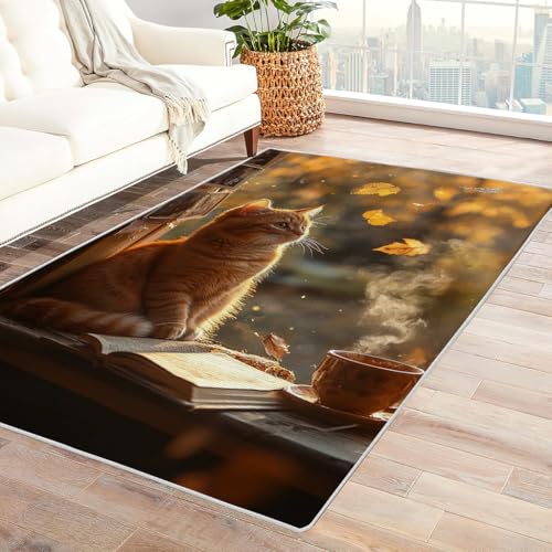 Zbeiba Teppich 100x160 cm, Niedliche Kätzchen 3D Muster, Wohnzimmer Teppich,Weicher Kurzflor Teppiche für Schlafzimmer, Kinderzimmer, Flur, Antirutsch, Waschbarer,Heimdekoration Zbeiba Teppich 100x160 cm, Niedliche Kätzchen 3D Muster, Wohnzimmer Teppich,Weicher Kurzflor Teppiche für Schlafzimmer, Kinderzimmer, Flur, Antirutsch, Waschbarer,Heimdekoration von Zbeiba