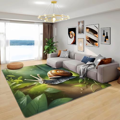 Zbeiba Teppich 100x160 cm, Schnecke 3D Muster, Wohnzimmer Teppich,Weicher Kurzflor Teppiche für Schlafzimmer, Kinderzimmer, Flur, Antirutsch, Waschbarer,Heimdekoration Zbeiba Teppich 100x160 cm, Schnecke 3D Muster, Wohnzimmer Teppich,Weicher Kurzflor Teppiche für Schlafzimmer, Kinderzimmer, Flur, Antirutsch, Waschbarer,Heimdekoration von Zbeiba