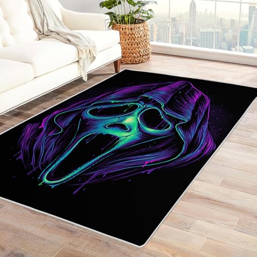 Zbeiba Teppich 60x90 cm, Geist 3D Muster, Wohnzimmer Teppich,Weicher Kurzflor Teppiche für Schlafzimmer, Kinderzimmer, Flur, Antirutsch, Waschbarer,Heimdekoration Zbeiba Teppich 60x90 cm, Geist 3D Muster, Wohnzimmer Teppich,Weicher Kurzflor Teppiche für Schlafzimmer, Kinderzimmer, Flur, Antirutsch, Waschbarer,Heimdekoration von Zbeiba