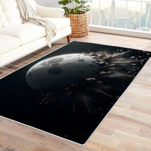 Zbeiba Teppich 60x90 cm, Kosmischer Planet 3D Muster, Wohnzimmer Teppich,Weicher Kurzflor Teppiche für Schlafzimmer, Kinderzimmer, Flur, Antirutsch, Waschbarer,Heimdekoration Zbeiba Teppich 60x90 cm, Kosmischer Planet 3D Muster, Wohnzimmer Teppich,Weicher Kurzflor Teppiche für Schlafzimmer, Kinderzimmer, Flur, Antirutsch, Waschbarer,Heimdekoration von Zbeiba