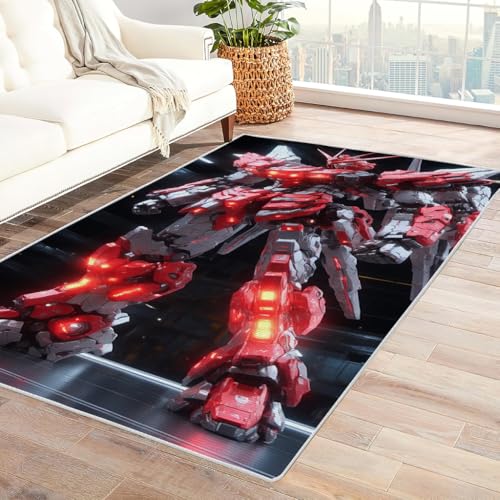 Zbeiba Teppich 60x90 cm, Transformierende Rüstung 3D Muster, Wohnzimmer Teppich,Weicher Kurzflor Teppiche für Schlafzimmer, Kinderzimmer, Flur, Antirutsch, Waschbarer,Heimdekoration Zbeiba Teppich 60x90 cm, Transformierende Rüstung 3D Muster, Wohnzimmer Teppich,Weicher Kurzflor Teppiche für Schlafzimmer, Kinderzimmer, Flur, Antirutsch, Waschbarer,Heimdekoration von Zbeiba