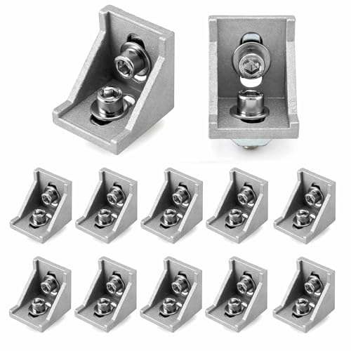 12 Stk Aluprofil 40x40 Winkel Befestigung Set Aluminium Montage Material für Profile Wandhalterung Robuste Alu Profile Verbinder 12 Stk Aluprofil 40x40 Winkel Befestigung Set Aluminium Montage Material für Profile Wandhalterung Robuste Alu Profile Verbinder von Zbssny