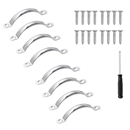 Zbssny 8 Stück Möbelgriffe, 80mm Schubladengriffe Griffe Möbel Edelstahl Bohrlochabstand mit Schrauben Zbssny 8 Stück Möbelgriffe, 80mm Schubladengriffe Griffe Möbel Edelstahl Bohrlochabstand mit Schrauben von Zbssny