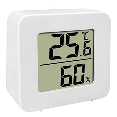 Temperatur-Feuchtigkeitsmonitor, Raumthermometer, Hygrometer, Innenbereich, Mini-Digital-Hygrometer, LCD, intelligenter Feuchtigkeitsmesser mit hoher Genauigkeit für Zuhause, Babyzimmer, Gewächshaus von Zceplem