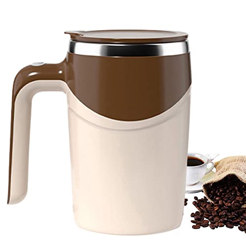 Zceplem Kaffeetasse mit automatischem Rühren | Automatisch rührende Kaffeetasse für das,Elektrischer Smart-Heißgetränke-Mixer für Tee, Kakao, ilch von Zceplem