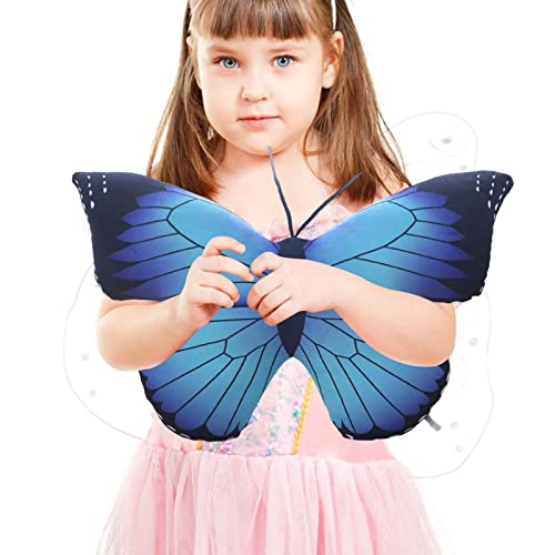 Zceplem Schmetterlings-Kissen | Plüsch-Sitzkissen - Realistisches buntes Schmetterlingskissen Home Sofa Dekoratives Kissen, 15,75 x 11,81 Zoll von Zceplem