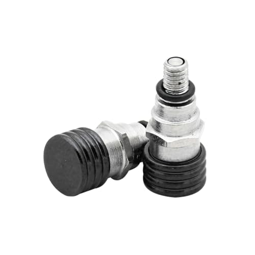 ZcerA M4x0.7 Gabel-Entlüftungsventile Kompatibel mit TC FC TE FE SXF XC XCF XCW XCFW EXC EXCF 125-501CC 2005-2019 450XC 350XC(M4 Black) von ZcerA
