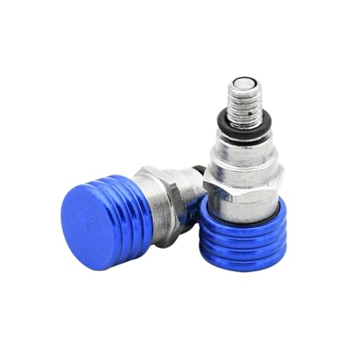 ZcerA M4x0.7 Gabel-Entlüftungsventile Kompatibel mit TC FC TE FE SXF XC XCF XCW XCFW EXC EXCF 125-501CC 2005-2019 450XC 350XC(M4 Blue) von ZcerA