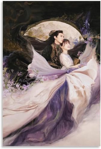 Zchdk Yhdesh Chinesisches TV-Drama-Poster "Love between Fairy And Devil", Wang Hedi, Leinwandgemälde, moderne Wandkunstdrucke für Heimdekoration, Bild, 50 x 70 cm, ohne Rahmen Zchdk Yhdesh Chinesisches TV-Drama-Poster "Love between Fairy And Devil", Wang Hedi, Leinwandgemälde, moderne Wandkunstdrucke für Heimdekoration, Bild, 50 x 70 cm, ohne Rahmen von Zchdk Yhdesh