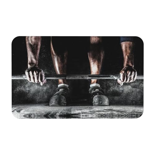 Kieselgur-Matte für Gewichtheben, Sportdruck, 50 x 80 cm, bequeme Bodenmatte für Dusche, rutschfeste Kieselgur Kieselgur-Matte für Gewichtheben, Sportdruck, 50 x 80 cm, bequeme Bodenmatte für Dusche, rutschfeste Kieselgur von Zcmkjlg