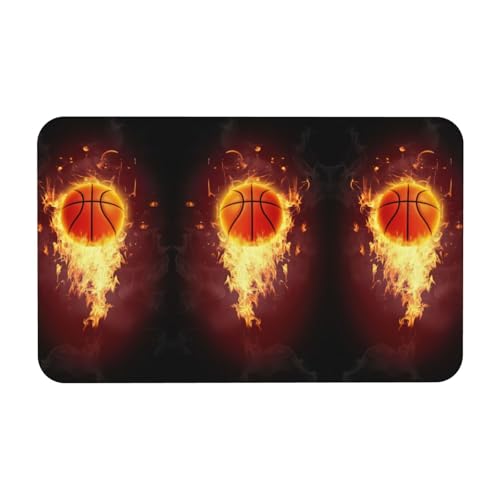Kieselgur mit Basketballdruck, 50 x 80 cm, bequeme Bodenmatte für Dusche, rutschfeste Kieselgur Kieselgur mit Basketballdruck, 50 x 80 cm, bequeme Bodenmatte für Dusche, rutschfeste Kieselgur von Zcmkjlg