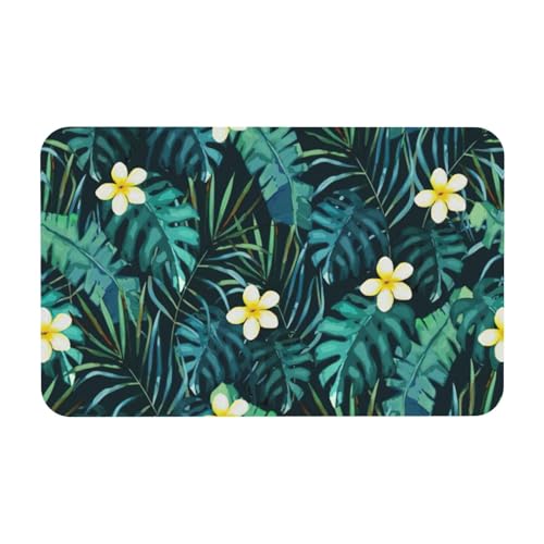 Kieselgur mit Hawaii-Druck, 50 x 80 cm, bequeme Bodenmatte für Dusche, rutschfeste Kieselgur von Zcmkjlg