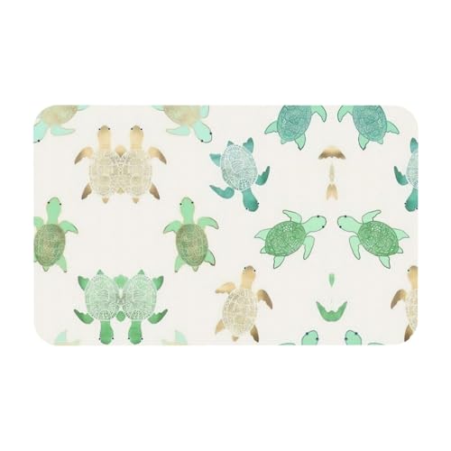Kieselgur mit Schildkrötenmotiv, 50 x 80 cm, bequeme Bodenmatte für Dusche, rutschfeste Kieselgur Kieselgur mit Schildkrötenmotiv, 50 x 80 cm, bequeme Bodenmatte für Dusche, rutschfeste Kieselgur von Zcmkjlg