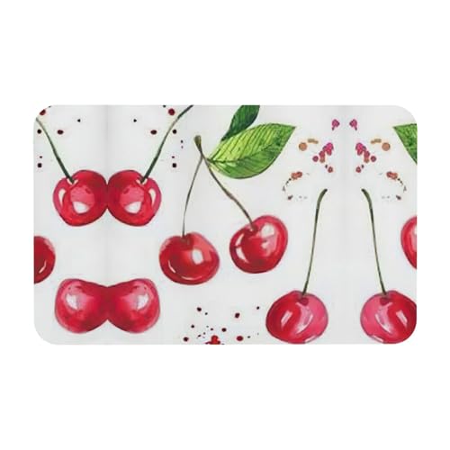 Kieselgur mit niedlichem Kirschdruck, 50 x 80 cm, bequeme Bodenmatte für Dusche, rutschfeste Kieselgur Kieselgur mit niedlichem Kirschdruck, 50 x 80 cm, bequeme Bodenmatte für Dusche, rutschfeste Kieselgur von Zcmkjlg