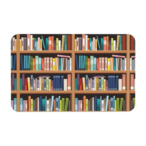 Zcmkjlg Bibliotheks-Bücherregal, bedruckt, 50 x 80 cm, Kieselgur Matte, bequeme Bodenmatte für Dusche, rutschfeste Kieselgur Matte Zcmkjlg Bibliotheks-Bücherregal, bedruckt, 50 x 80 cm, Kieselgur Matte, bequeme Bodenmatte für Dusche, rutschfeste Kieselgur Matte von Zcmkjlg