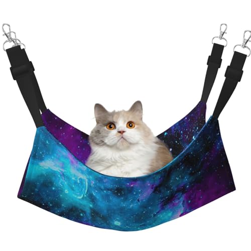 Zcmkjlg Haustier-Hängematte für Katzen, Frettchen, weiches Bett, geeignet für Haustiere, Meerschweinchen, Hamster, Kätzchen, Violett von Zcmkjlg