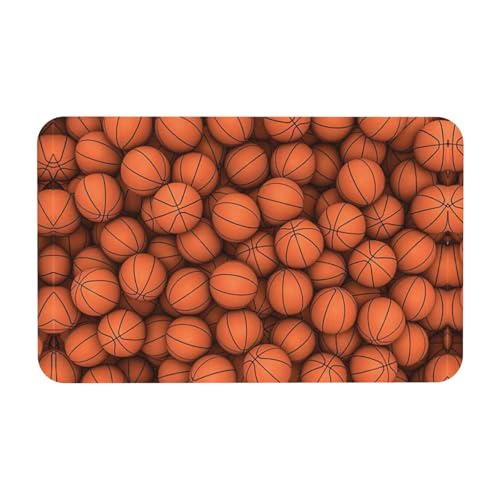 Zcmkjlg Kieselgur Matte mit Basketball-Aufdruck, 50 x 80 cm, bequeme Bodenmatte für Dusche, rutschfeste Kieselgur Zcmkjlg Kieselgur Matte mit Basketball-Aufdruck, 50 x 80 cm, bequeme Bodenmatte für Dusche, rutschfeste Kieselgur von Zcmkjlg