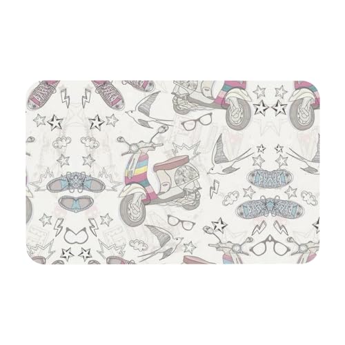 Zcmkjlg Kieselgur-Matte mit Cartoon-Motiv, 50 x 80 cm, bequeme Bodenmatte für die Dusche, rutschfeste Kieselgur Zcmkjlg Kieselgur-Matte mit Cartoon-Motiv, 50 x 80 cm, bequeme Bodenmatte für die Dusche, rutschfeste Kieselgur von Zcmkjlg