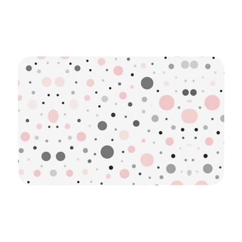 Zcmkjlg Kieselgur Matte mit modernem Punktemuster, 50 x 80 cm, bequeme Bodenmatte für Dusche, rutschfeste Kieselgur Zcmkjlg Kieselgur Matte mit modernem Punktemuster, 50 x 80 cm, bequeme Bodenmatte für Dusche, rutschfeste Kieselgur von Zcmkjlg