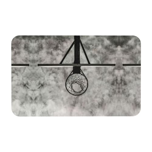 Zcmkjlg Kieselgur mit Basketballplatz-Druck, 50 x 80 cm, bequeme Bodenmatte für Dusche, rutschfeste Kieselgur Zcmkjlg Kieselgur mit Basketballplatz-Druck, 50 x 80 cm, bequeme Bodenmatte für Dusche, rutschfeste Kieselgur von Zcmkjlg