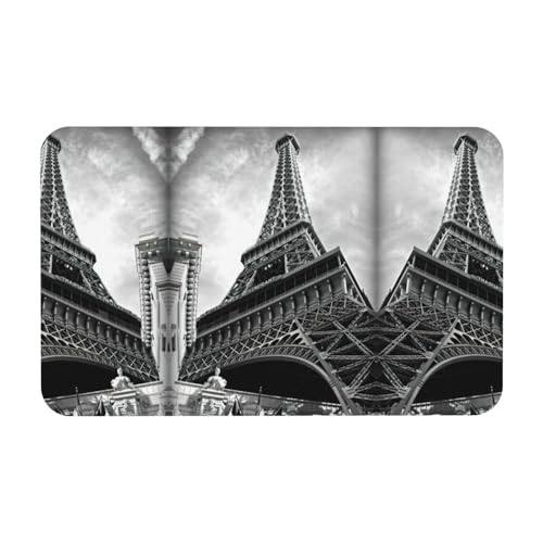 Zcmkjlg Kieselgur mit Eiffelturm-3-Druck, 50 x 80 cm, bequeme Bodenmatte für Dusche, rutschfeste Kieselgur Zcmkjlg Kieselgur mit Eiffelturm-3-Druck, 50 x 80 cm, bequeme Bodenmatte für Dusche, rutschfeste Kieselgur von Zcmkjlg