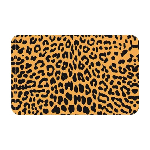 Zcmkjlg Kieselgur mit Leopardenmuster, 50 x 80 cm, bequeme Bodenmatte für die Dusche, rutschfeste Kieselgur Zcmkjlg Kieselgur mit Leopardenmuster, 50 x 80 cm, bequeme Bodenmatte für die Dusche, rutschfeste Kieselgur von Zcmkjlg