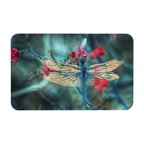 Zcmkjlg Kieselgur mit Libellen-Motiv, 50 x 80 cm, bequeme Bodenmatte für die Dusche, rutschfeste Kieselgur Zcmkjlg Kieselgur mit Libellen-Motiv, 50 x 80 cm, bequeme Bodenmatte für die Dusche, rutschfeste Kieselgur von Zcmkjlg