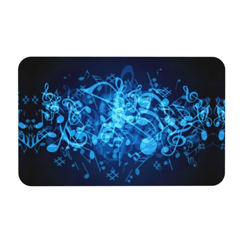 Zcmkjlg Kieselgur mit Musiknoten-Druck, 50 x 80 cm, bequeme Bodenmatte für die Dusche, rutschfeste Kieselgur Zcmkjlg Kieselgur mit Musiknoten-Druck, 50 x 80 cm, bequeme Bodenmatte für die Dusche, rutschfeste Kieselgur von Zcmkjlg