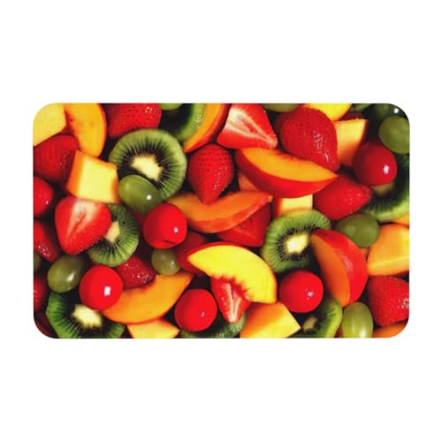 Zcmkjlg Kieselgur mit frischem Obst und Gemüse, 50 x 80 cm, bequeme Bodenmatte für die Dusche, rutschfeste Kieselgur Zcmkjlg Kieselgur mit frischem Obst und Gemüse, 50 x 80 cm, bequeme Bodenmatte für die Dusche, rutschfeste Kieselgur von Zcmkjlg