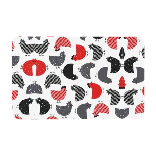 Zcmkjlg Kreativer Cartoon-Huhn-Druck, 50 x 80 cm, Kieselgur-Matte, bequeme Bodenmatte für Dusche, rutschfeste Kieselgur Zcmkjlg Kreativer Cartoon-Huhn-Druck, 50 x 80 cm, Kieselgur-Matte, bequeme Bodenmatte für Dusche, rutschfeste Kieselgur von Zcmkjlg