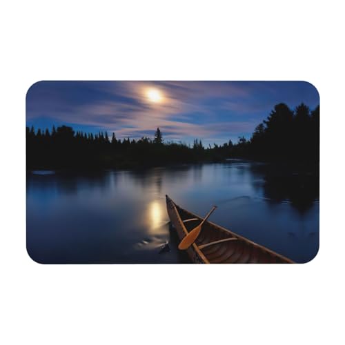 Zcmkjlg Moonlit Kanu Allagash River Printing 50 x 80 cm Kieselgur Matte, bequeme Bodenmatte für Dusche, rutschfeste Kieselgur Matte Zcmkjlg Moonlit Kanu Allagash River Printing 50 x 80 cm Kieselgur Matte, bequeme Bodenmatte für Dusche, rutschfeste Kieselgur Matte von Zcmkjlg