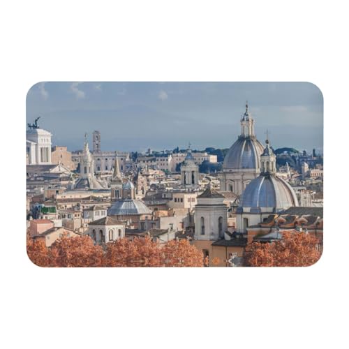 Zcmkjlg Park Printing Kieselgur Matte, bequeme Bodenmatte für die Dusche, rutschfeste Kieselgur, 50 x 80 cm von Zcmkjlg